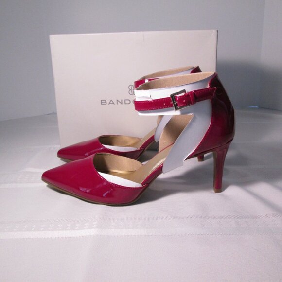 Bandolino Ginata D'Orsay Ankle Strap Pointed Toe Pumps Sz 10 - Picture 9 of 13